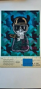 SKULL Smoke Art ORIGINAL Artwork On Posterboard JB4 Artist Acrylic Spray Paint - Picture 1 of 3
