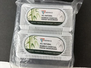 AZPAKO All Natural Bambuskohle Kühlschrank Deodorierer Geruchsabsorber 2er Pack - Bild 1 von 2