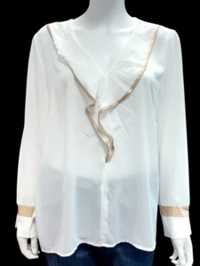 CAMICIA DONNA CACCIA GIOIELLI BIANCA TG 38 - Foto 1 di 3