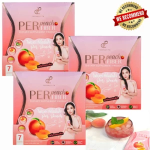 3X PER PEACH FIBER DETOX WEIGTH CONTROL DIETARY SLIM BODY DIET BRIGTH SKIN FRESH - Picture 1 of 7