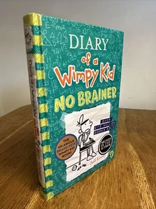 Diary of a Wimpy Kid No Brainer by Jeff Kinney 2023 SIGNED UK Puffin 1st/1st HB - Picture 1 of 8