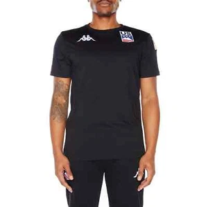 Kappa - Camiseta Parche Logotipo Bordado ESTESSI Equipo de Esquí de Estados Unidos PARA HOMBRES - NEGRA - PEQUEÑA - Imagen 1 de 3