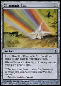 MTG magic cards 1x x1 Moderate Play, English Chromatic Star Time Spiral - Picture 1 of 1