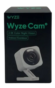NEW Wyze Cam V4 2.5k QHD WiFi Indoor Outdoor Wired Security Camera w/Color - Picture 1 of 4