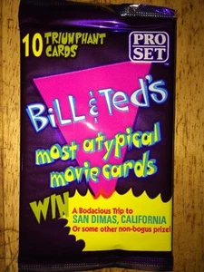 Bill & Ted's Most Atypical Movie Cards factory sealed 1991 - Bild 1 von 2