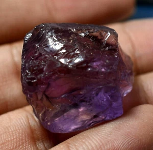 GGL Certified 69.75 Ct Natural Bi-Color Ametrine Specimen Fine Bolivia Rough - Picture 1 of 3