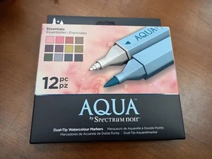 Crafters Companion - Aqua Pens by Spectrum Noir 12 Pen Set - Free UK p&p - Picture 1 of 3