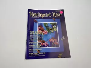 Needlepoint Now Magazine Jan Feb 2022 Vol XXIV No 1 Pink Daisies And Butterfly - Picture 1 of 3