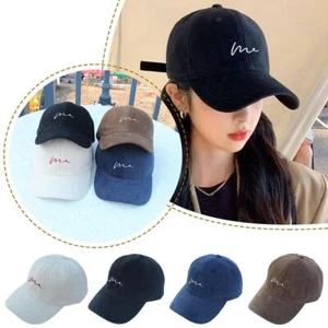 Solid Color Embroidered Sunscreen Baseball Cap Daily T8N7 P3V3 P9O9 D6T1 U1S3 - Picture 1 of 22