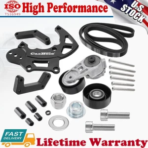 For LS R4 A/C High Mount Bracket w/ Tensioner LQ LS2 LS3 LS6 Vortec Truck SUV US - Picture 1 of 20