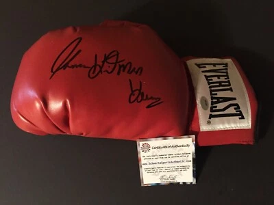 Thomas " Hitman " Hearns Autographed Signed Boxing Glove - Schwartz - Image 1 of 4