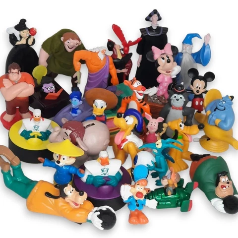 All Disney Figures Some Vintage 90s Kid Toys Junk Drawer Villain Movie Charcters Cover