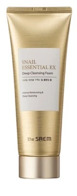 The Saem Gold Snail Essential Ex Deep Cleansing Foam 150ml Anti Aging Wrinkle