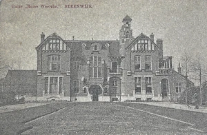 Cartolina Steenwijk Paesi Bassi • Casa di Rams Woerthe • Divisa Pubblicata 1909 - Foto 1 di 2