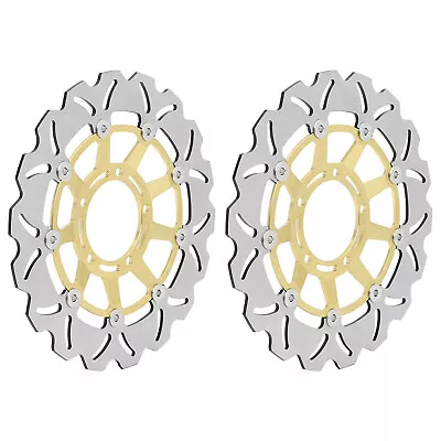 2 Front Brake Rotors for Triumph STREET TRIPLE 675 R 08-12 DAYTONA 675 2006-2012 - Image 1 of 4