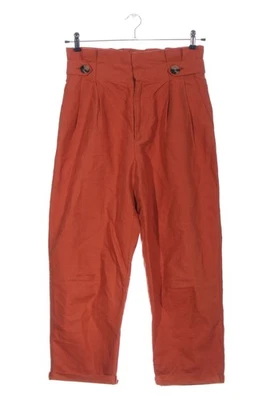 ZARA WOMAN High-Waist Hose Damen Hose Gr. DE 38 hellorange Casual-Look - Bild 1 von 4