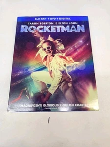 Rocketman Taron Egerton Plays Elton John Blue Ray Disc - Picture 1 of 2
