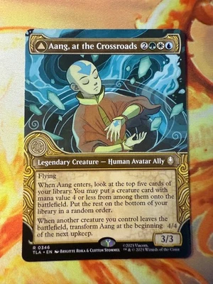 MTG TLA 346 Aang, at the Crossroads NM EN Showcase - Image 1 of 2