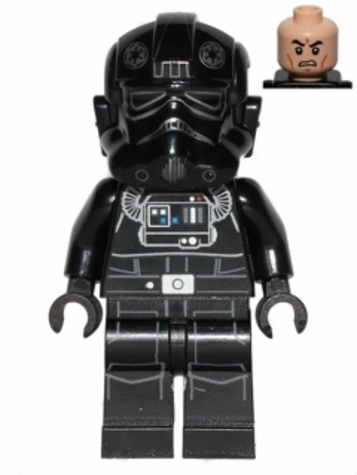 LEGO® Minifig sw0543 - Imperial TIE Fighter Pilot - Light Nougat Head - Bild 1 von 1