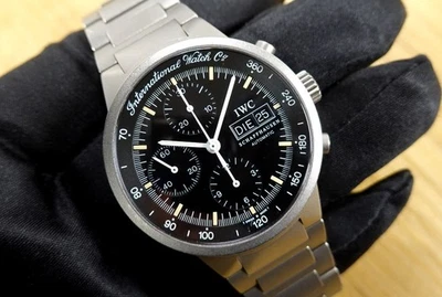 IWC GST 40 mm IW370703 TITAN Chronograph Fliegerchronograph Tritium 1999 370703 - Bild 1 von 4