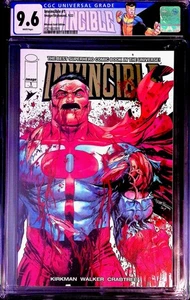 Invincible #1 (2022) CGC -9.6- Whatnot Gold Foil Omni-Man Battle Damage Ltd 150 - Picture 1 of 3