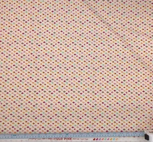 Tula Pink Fabric Slow and Steady Track Flags OOP Fat Quarter 100% Cotton - Picture 1 of 2