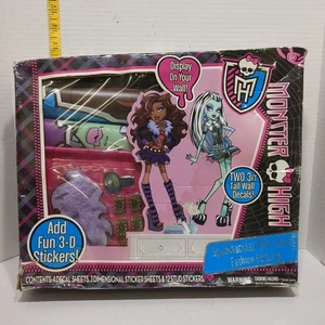2014 Monster High Spooktacular Wall Decal 3ft Clawdeen Frankie Decal **See Pics* - Picture 1 of 23