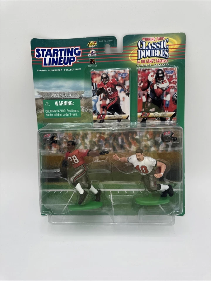 Starting Lineup Classic Doubles 1999 Bucs Warrick Dunn & Mike Alstott - Image 1 of 2