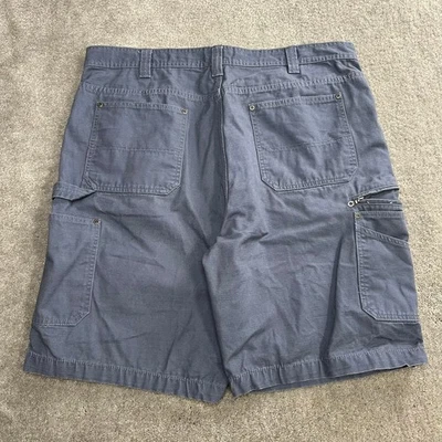 Men's CE Schmidt Cargo Carpenter Shorts Blue Size 40" Workwear Y2K Skater - Image 1 of 4