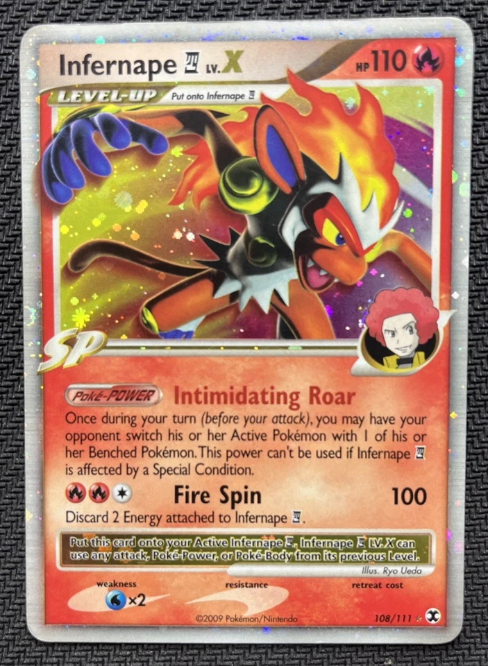Infernape LV.X Holo Rare Pokemon Card 108/111 Diamond & Pearl Rising Rivals - Image 1 of 2