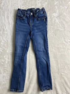 Little Girls Silver Jean Co. Sasha Jeans Size 6x Adjustable Waist - Picture 1 of 9