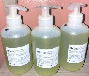 3x DAVINES MOMO Feuchtigkeitsspendendes Shampoo Jumbo + Pumpen 10,1oz 300ml = 33oz MENGE DREI! - Bild 1 von 4