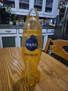 NASA Kennedy Space Center "The Rocket" bottiglia d'acqua souvenir rara! - Foto 1 di 11