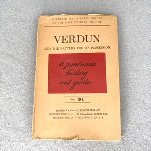 Antique Michelin Illustrated History Guide 1920 Verdun and the Battles HCDJ - Picture 1 of 8