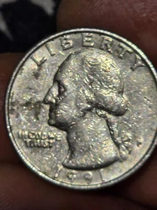 Washington 25 Cent Quarter Dollar 1991 - Picture 1 of 1