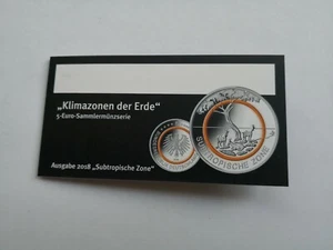 1 Info-Flyer 5 Euro 2018 "Subtropische Zone" !! - Bild 1 von 2