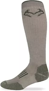 Realtree Men's 80% Merino Wool Over The Calf Boot Socks 1 Pair Pack -M -6-9 - Picture 1 of 3
