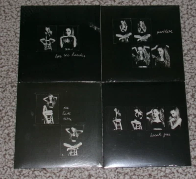 ARIANA GRANDE MY EVERYTHING 4 PINK 7" BUNDLE ONE LAST TIME BREAK FREE PROBLEM - Image 1 of 4