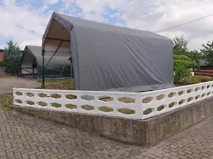 Caravana WoMo Carport 6,1m x 4m x hasta aprox. 2,9m ALTURA DE ENTRADA móvil, estable - Imagen 1 de 14