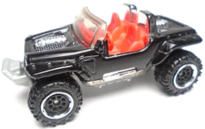 2021 MATCHBOX JEEP HURRICANE 4X4 BLACK 1:58 DIECAST 2 5/8" CAR W/ RED & SILVER - Picture 1 of 6