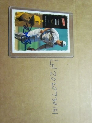 2000 Victory Warren Morris Signed Baseball Card  - Image 1 of 2