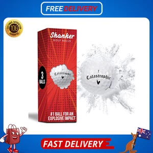 Exploding Golf Balls Prank Joke Shatter Impact Novelty Funny Gift x3 - AU Free - Picture 1 of 6