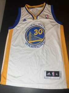 Camiseta deportiva 100 % auténtica Stephen Curry Adidas Rev 30 Warriors talla XL malla corte profesional - Imagen 1 de 14