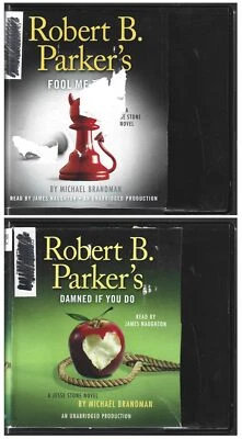 Robert B Parker Jesse Stone Fool Me Twice & Damned If You Do UNABRIDGED AudioBks - Image 1 of 4