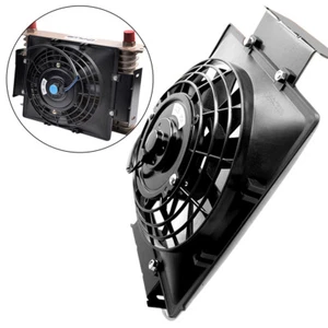 2 Pack 12V Fit For Universal 7" Pull Push Electric Engine Slim Oil Cooling Fan - Picture 1 of 6