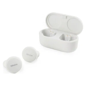 Denon PerL Pro TWS Earbuds, Personalized EQ, Worn by Katy Perry, White, NEW - Picture 1 of 5
