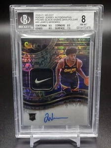 2020-21 Panini Select JAMES WISEMAN RPA Black Snake Skin Pulsar FOTL 1/1 BGS RC - Picture 1 of 2