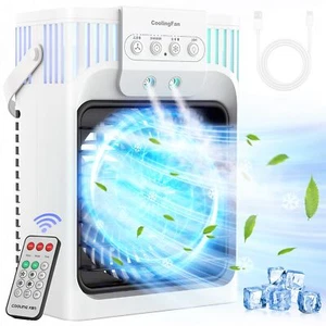 FZBPI Portable Air Conditioner Cooling Fan with Remote Quiet with 3 Speeds 12... - Picture 1 of 7