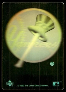1992 Upper Deck Heroes of Baseball Team Logo Hologramas New York Yankees Nueva York - Imagen 1 de 2
