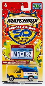 2002 Matchbox Across America Ford F-Series Fire Truck w/ Raft | MINNESOTA | FSC - Picture 1 of 1